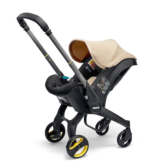 Doona Siège auto et poussette 2 en 1 Doona i i-Size Sahara Sand / Beige