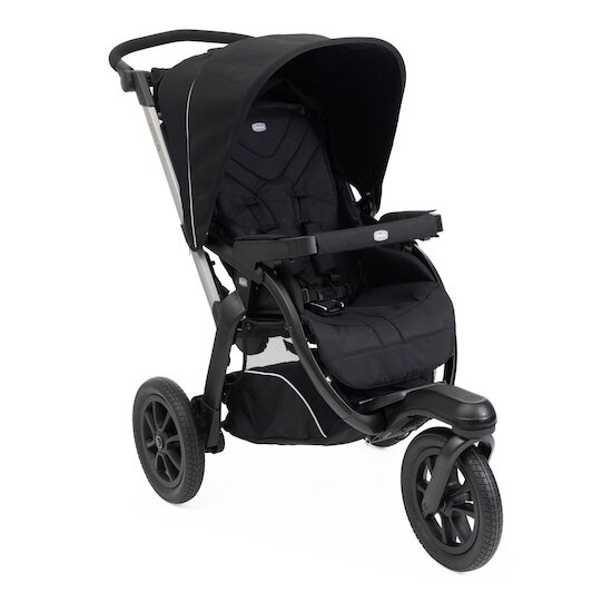 Chicco Poussette Activ3 avec adaptateurs Ebony