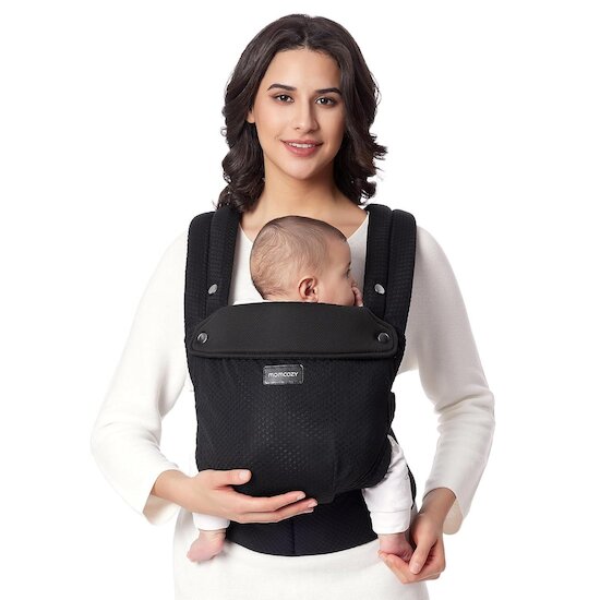 Momcozy Porte-bébé en maille respirante Noir