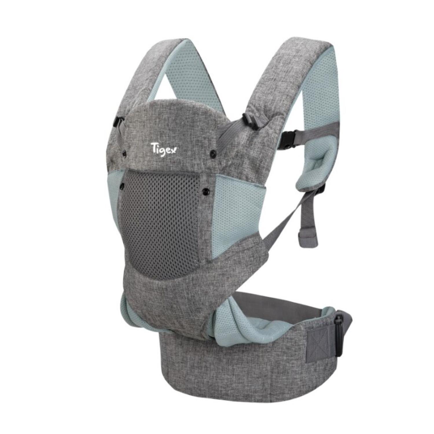 Tigex Porte bébé ergonomique Gris / Vert