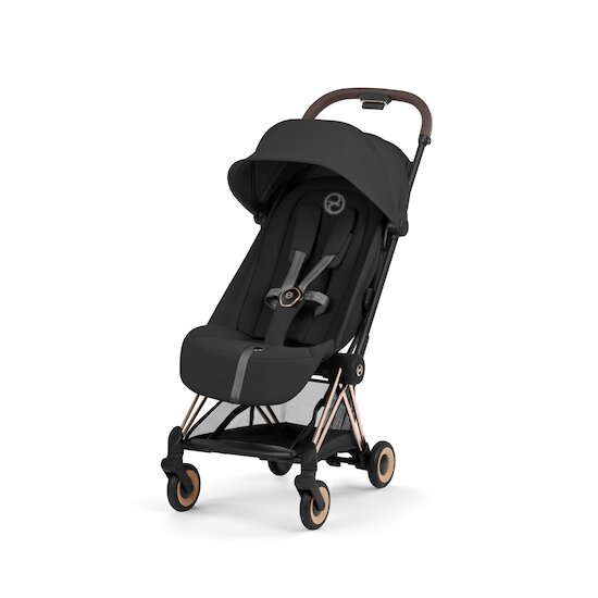 Cybex Poussette ultra-compacte Coya Confort Châssis Rose Gold / Sepia Black