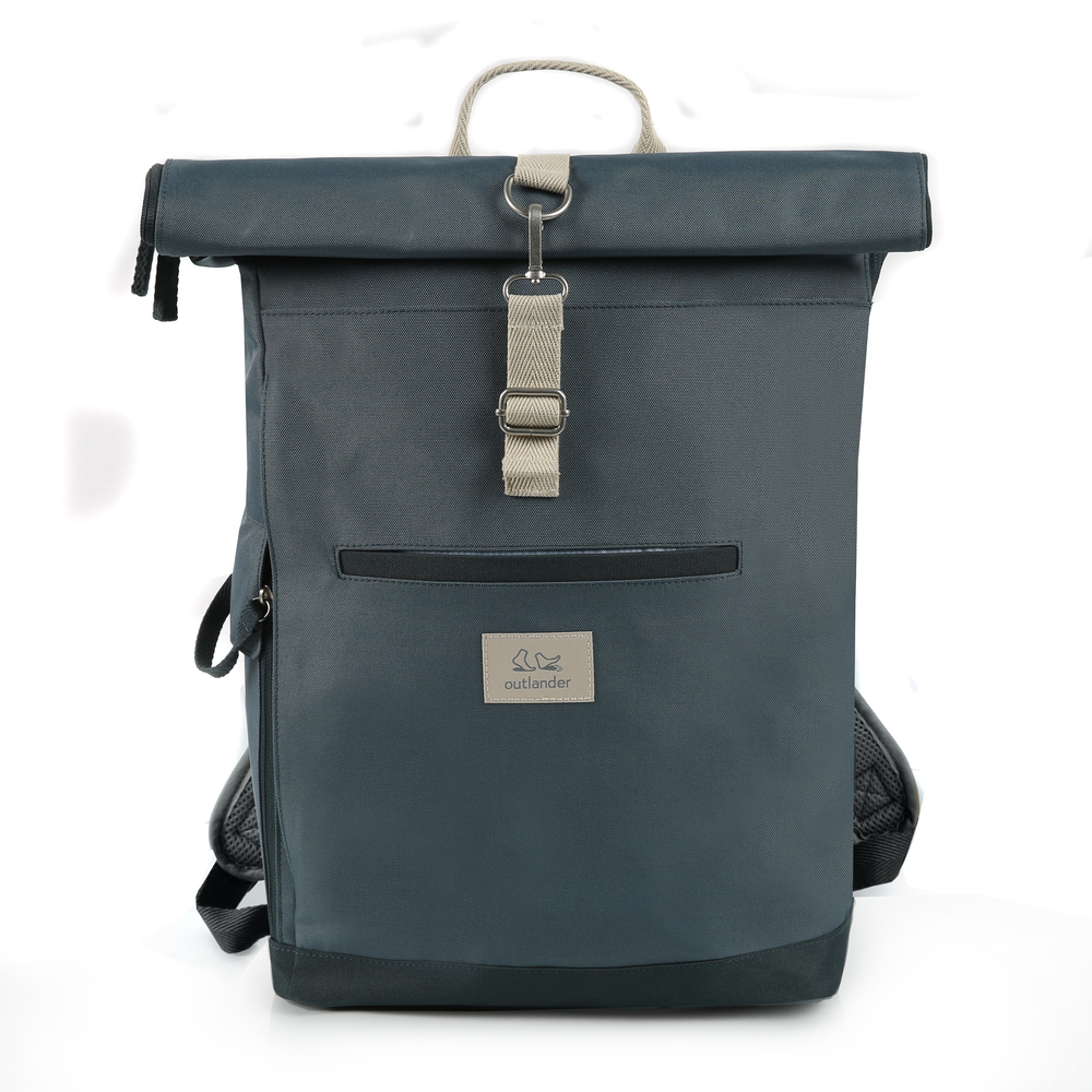 Outlander Baby Sac à dos Roll Top Gris vert