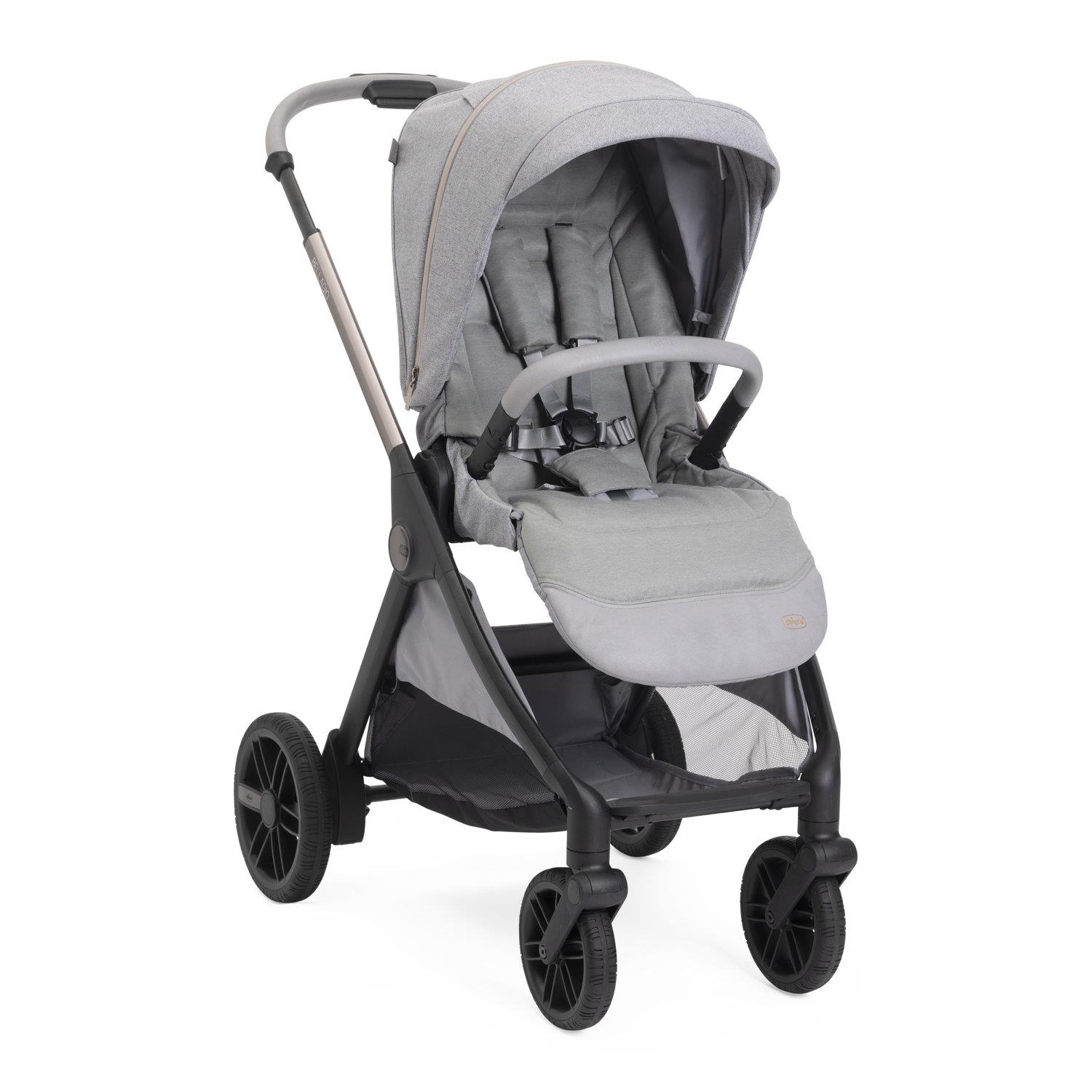 Chicco Poussette Bellagio 2 avec adaptateurs Lunar Rock