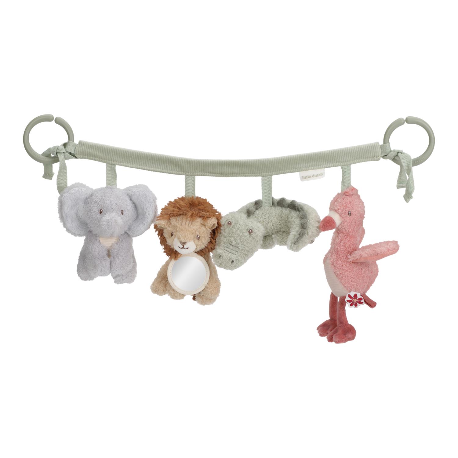Little Dutch Chaîne d'activités pour poussette Safari Friends
