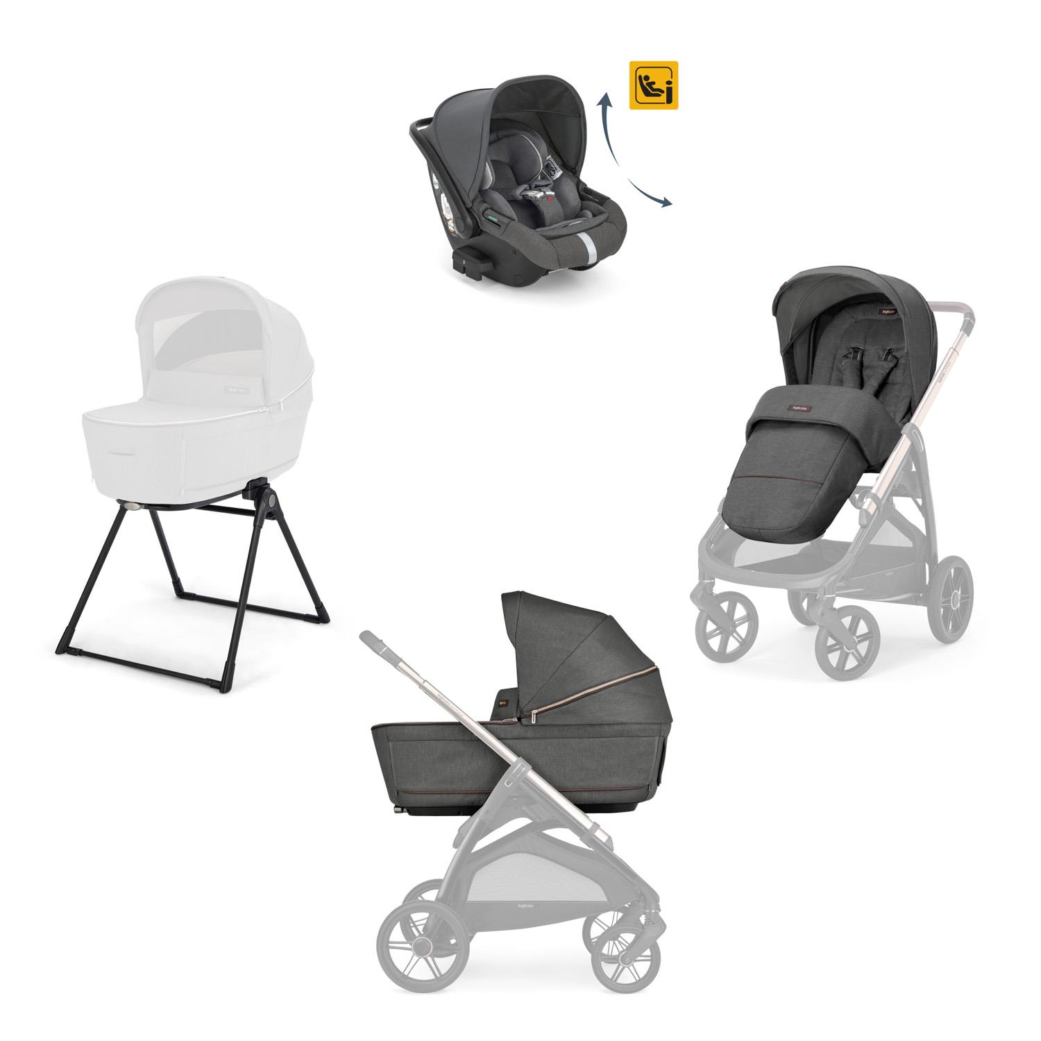 Inglesina System Quattro Aptica Darwin Recline Velvet Grey