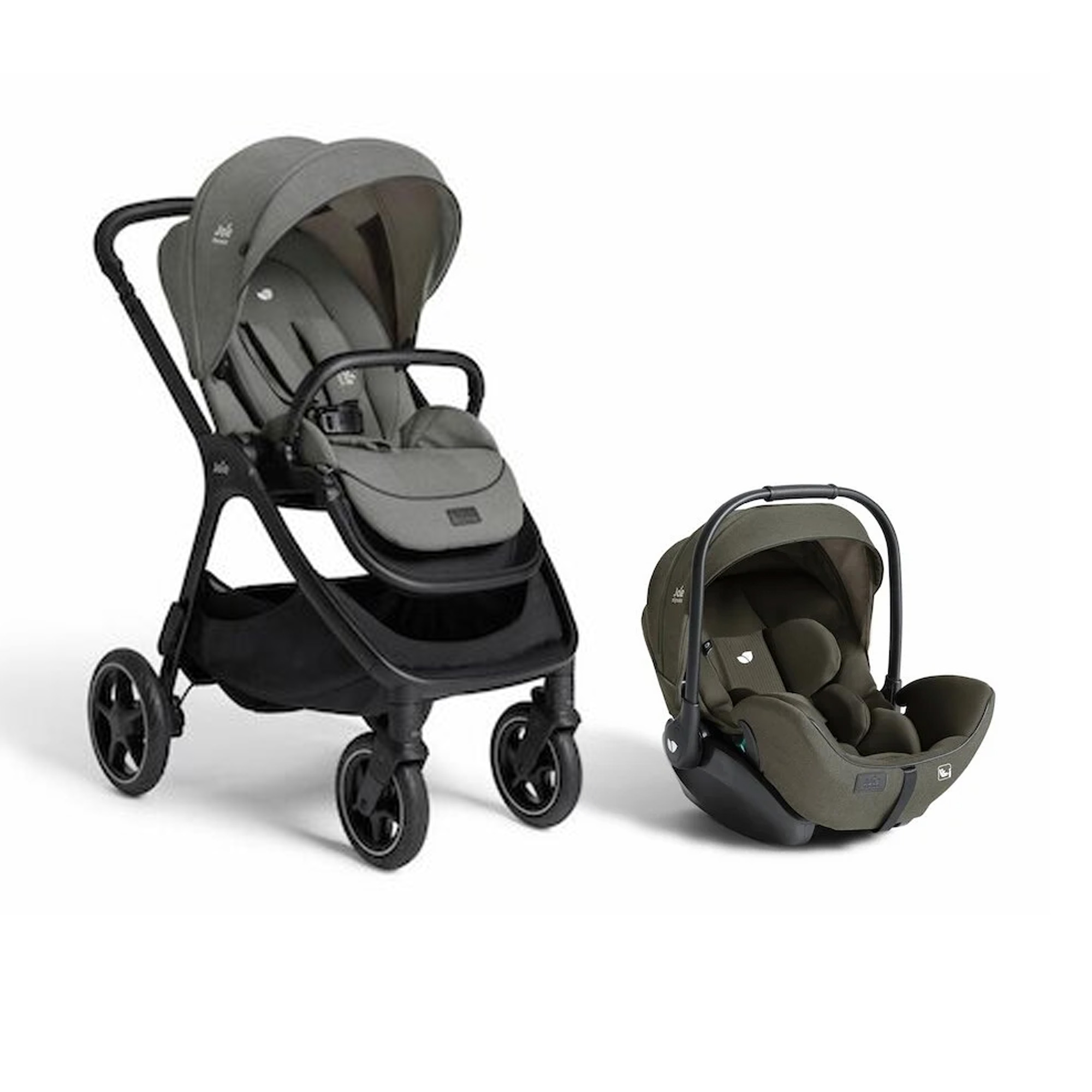 Joie Pack poussette Finiti Evergreen + coque I-level allongeable Unique