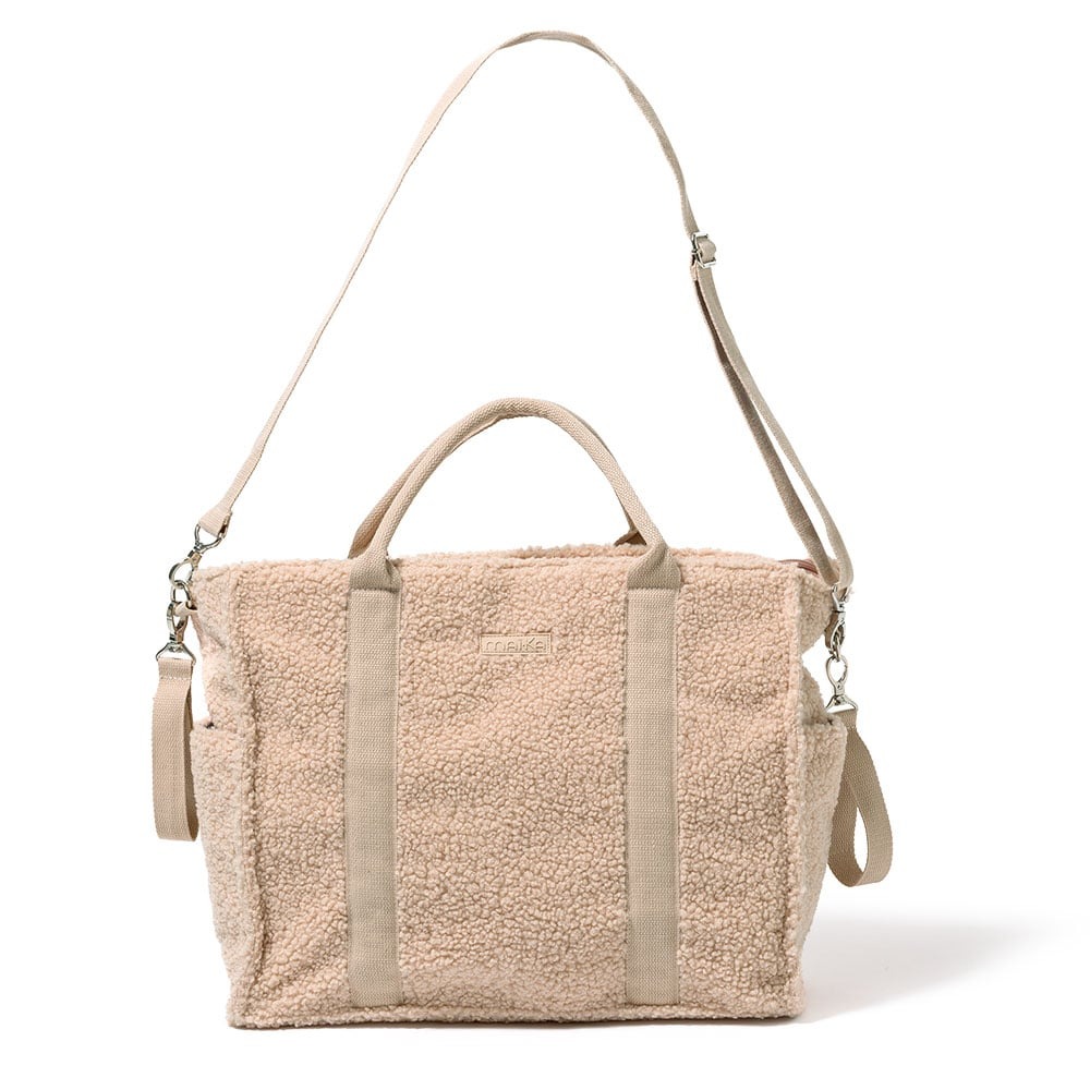 Maïka Sac à langer Moumoute Beige
