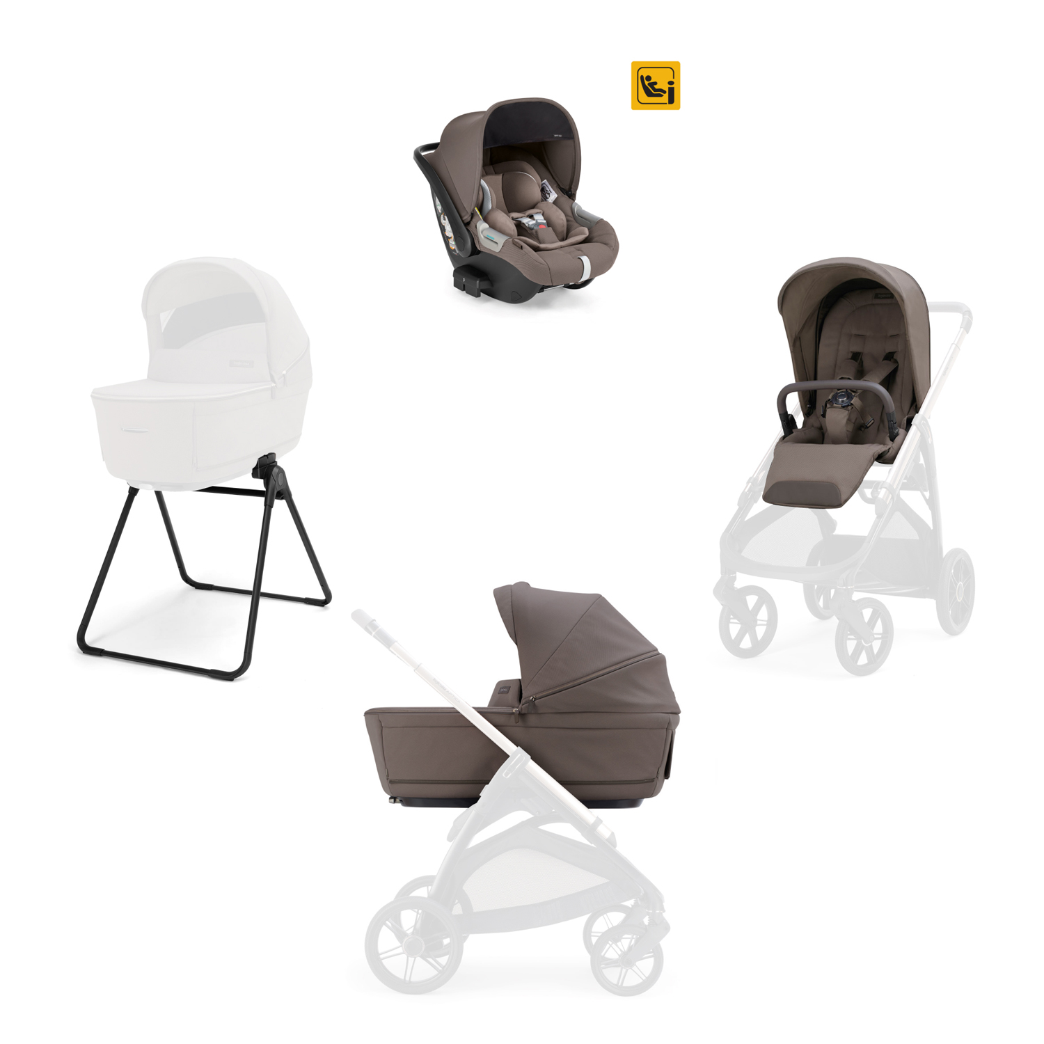 Inglesina System Quattro Aptica Darwin Essence Mokka