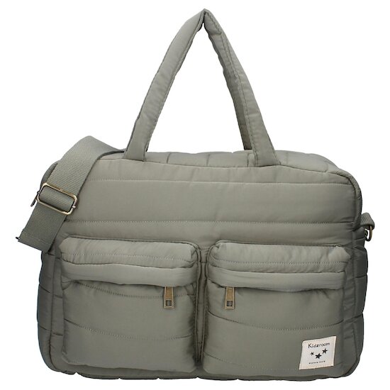 Kidzroom Sac à langer matelassé imperméable Vert