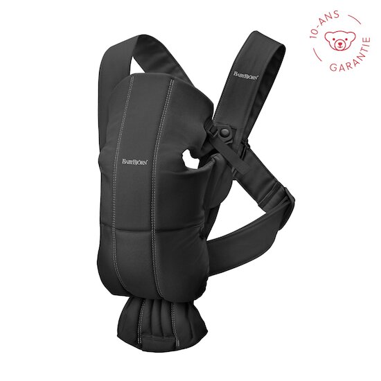 BabyBjörn Porte-bébé mini tissé Noir