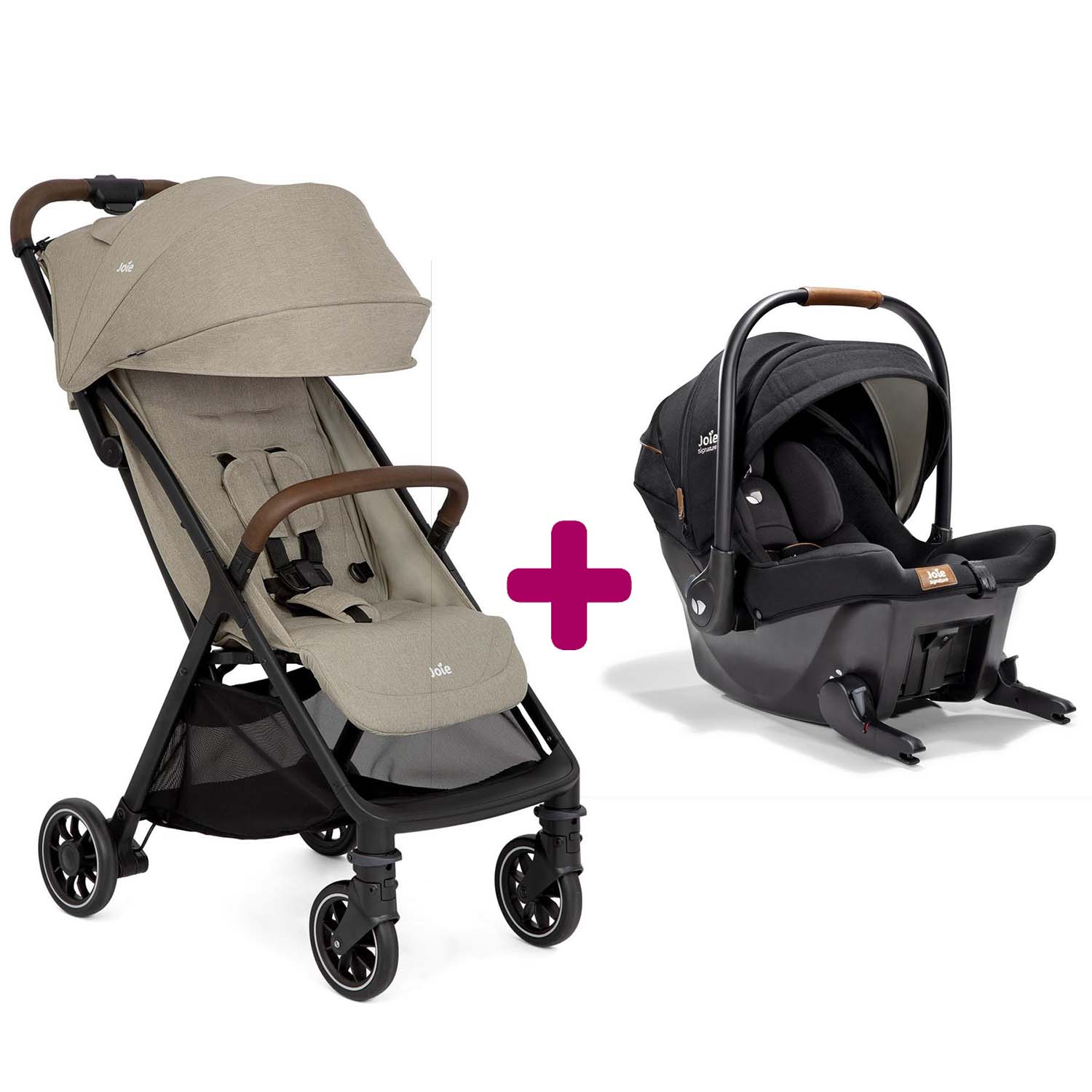 Joie Pack Poussette duo Poussette Pact Pro Oak + coque Sprint Eclipse Unique