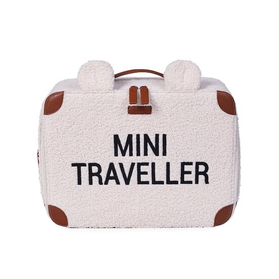 Childhome Valise d'enfant Mini Traveller Teddy Offwhite