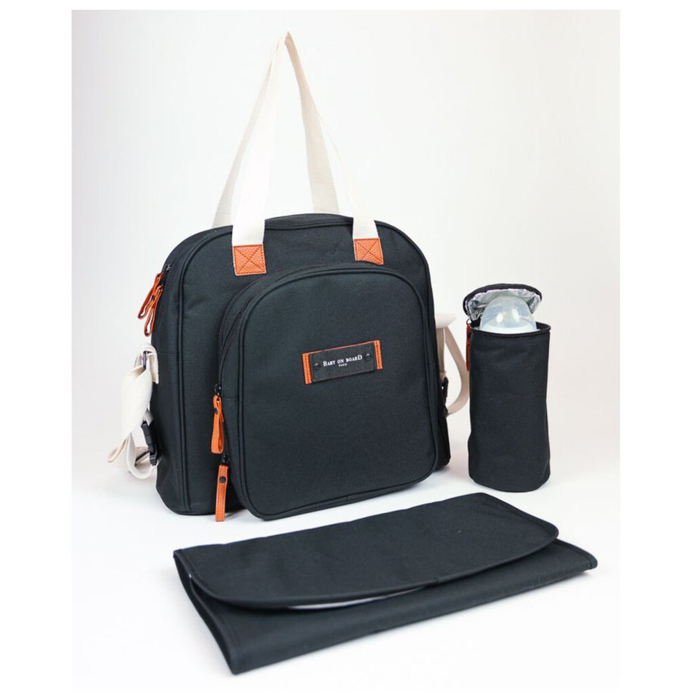 Baby on board Sac à langer Square Duo Black