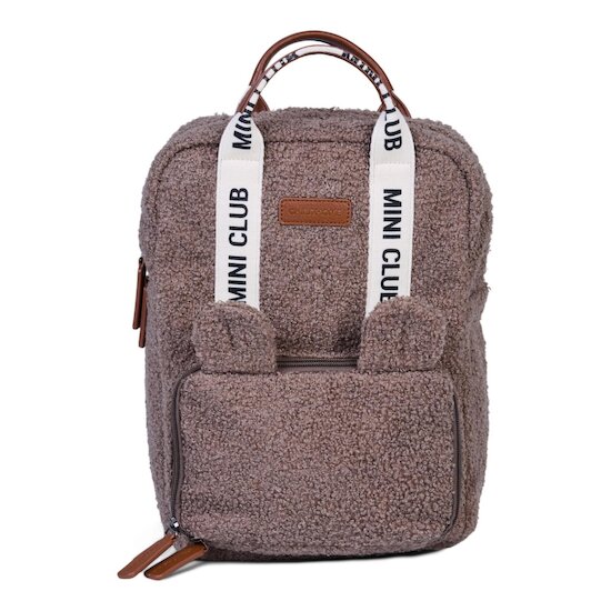 Childhome Sac à dos Mini Club Signature Teddy Soft Brown