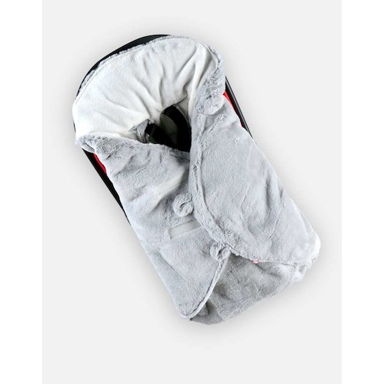 Noukie's Couverture promenade long poil Mix and Match Gris Clair
