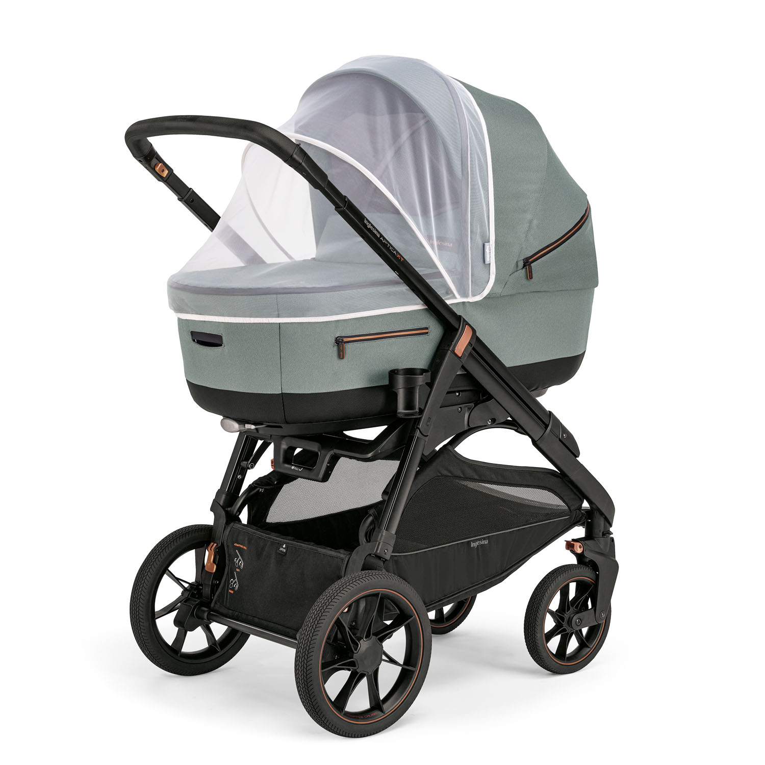 Inglesina Moustiquaire pour nacelle Electa, Aptica et Aptica XT Noir