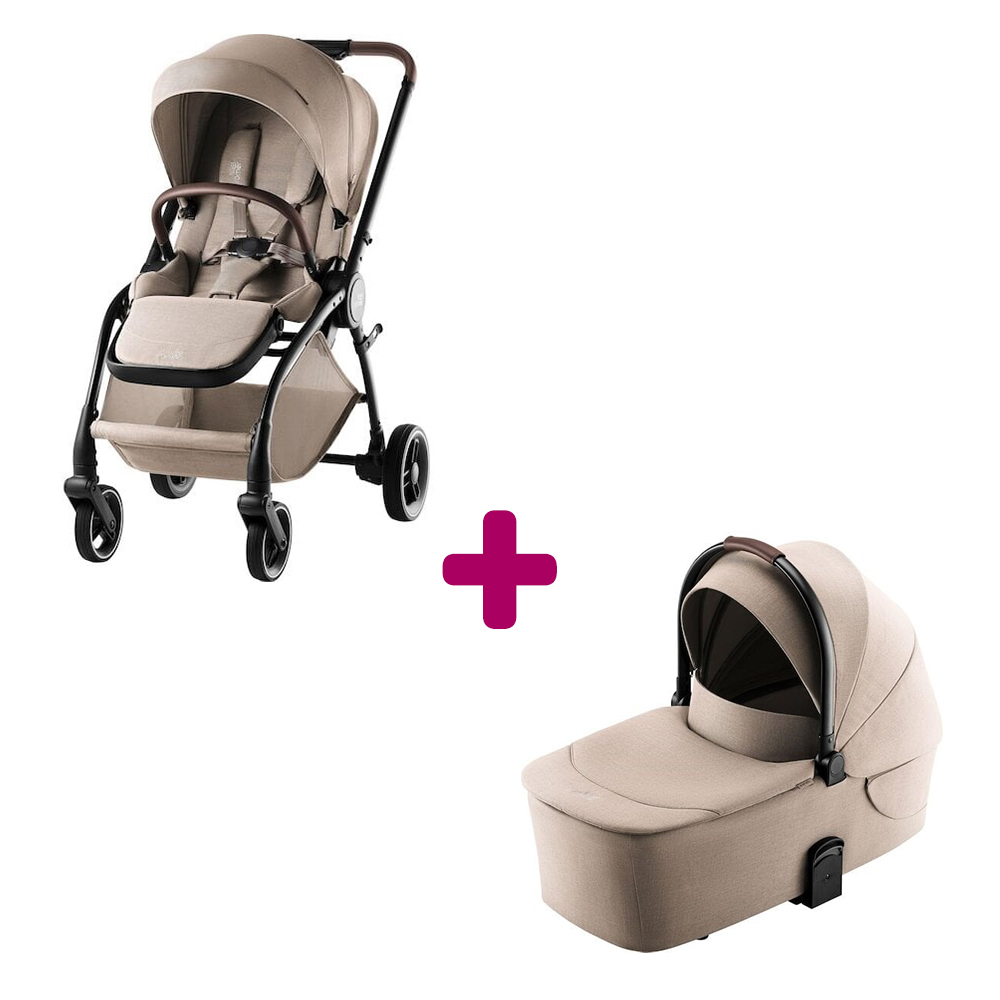Britax Römer Pack Poussette Duo RIO Style Teak avec nacelle Unique