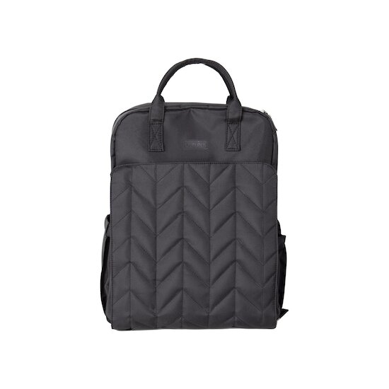 Tinéo Sac à dos à langer matelassé Noir