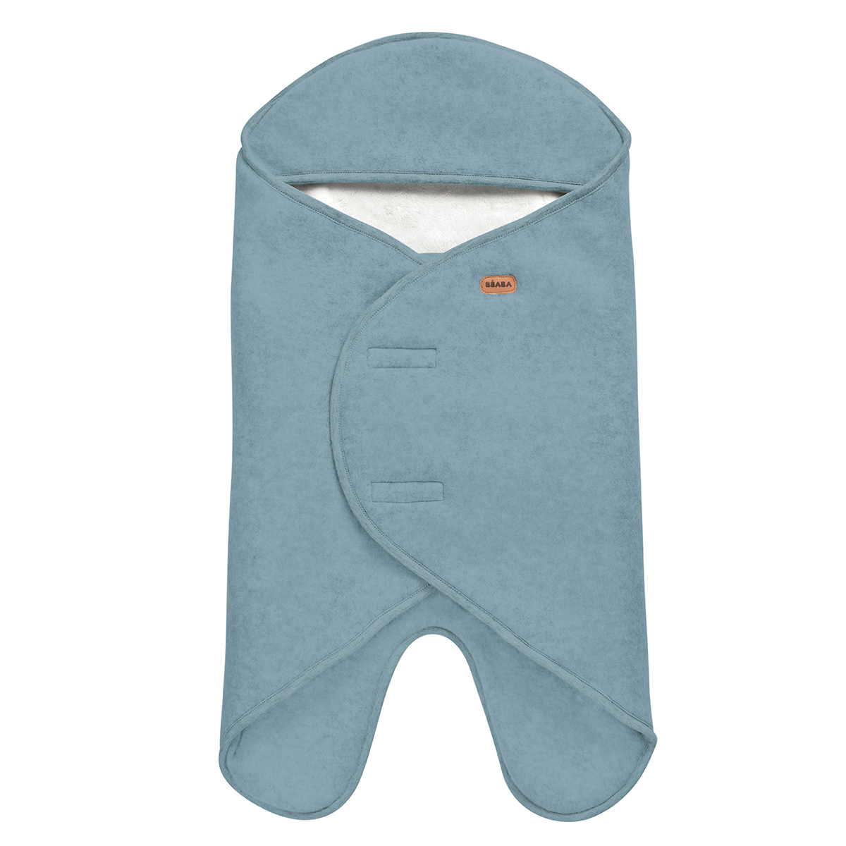 Béaba Babynomade double polaire Bleu Baltique/Blanc