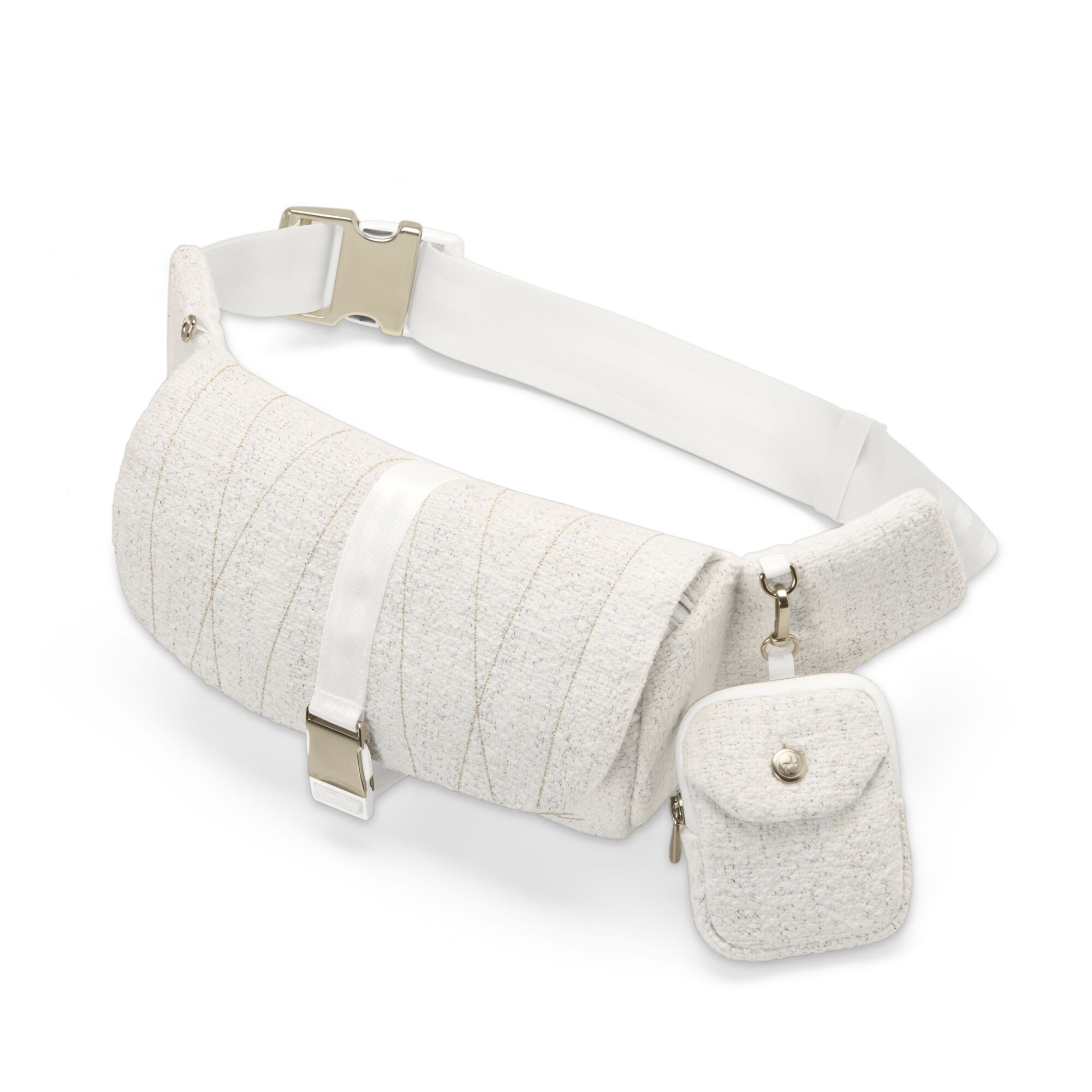 Cybex Sac banane Bouclé Cream White