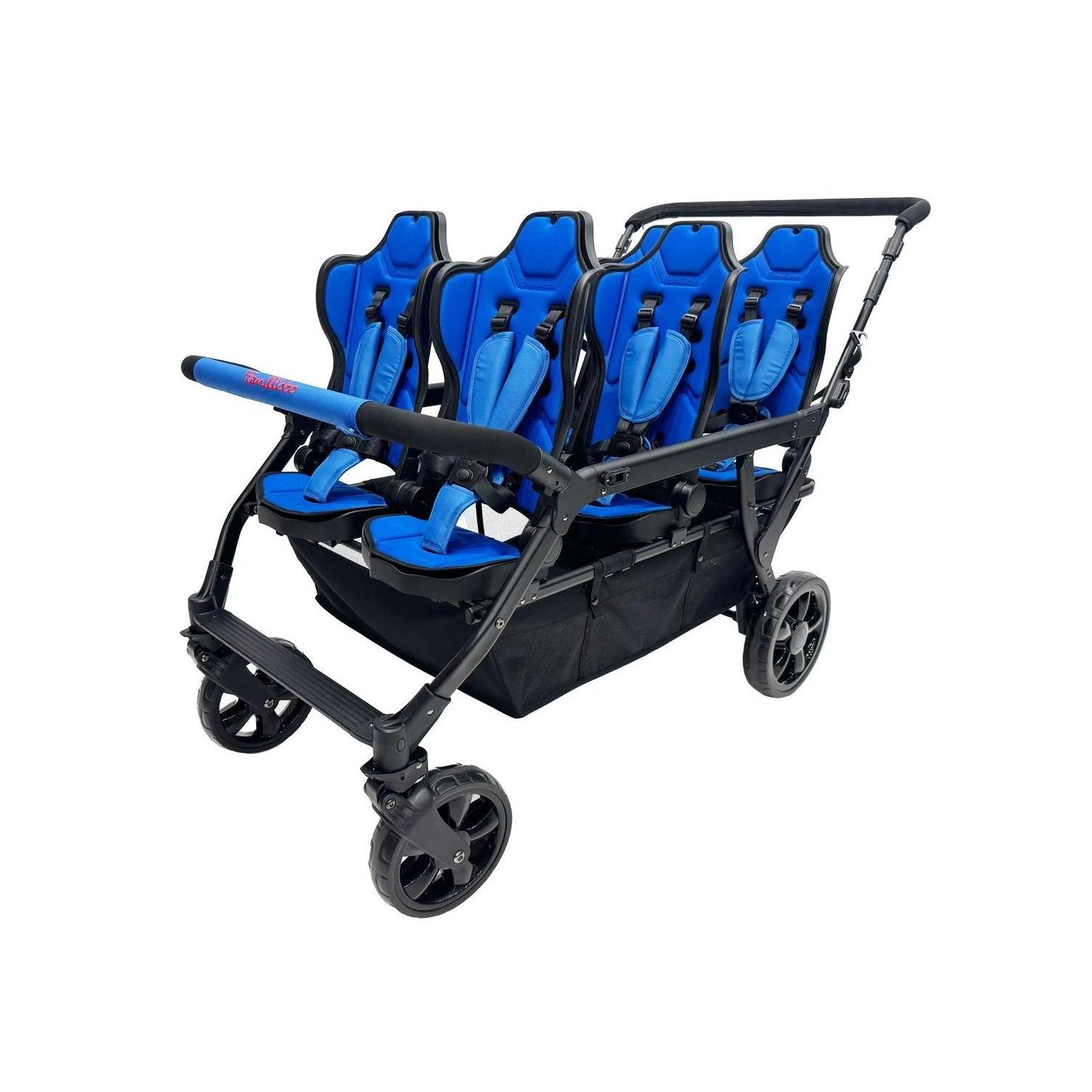 Familidoo Poussette 6 Places Assises Réversibles DSP6 Blue