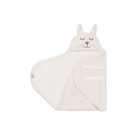 Jollein Couverture portefeuille Bunny Cloudy Rib Oatmeal