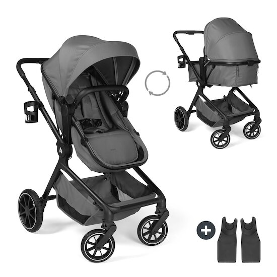Hauck Poussette Convert N Care Dark Grey