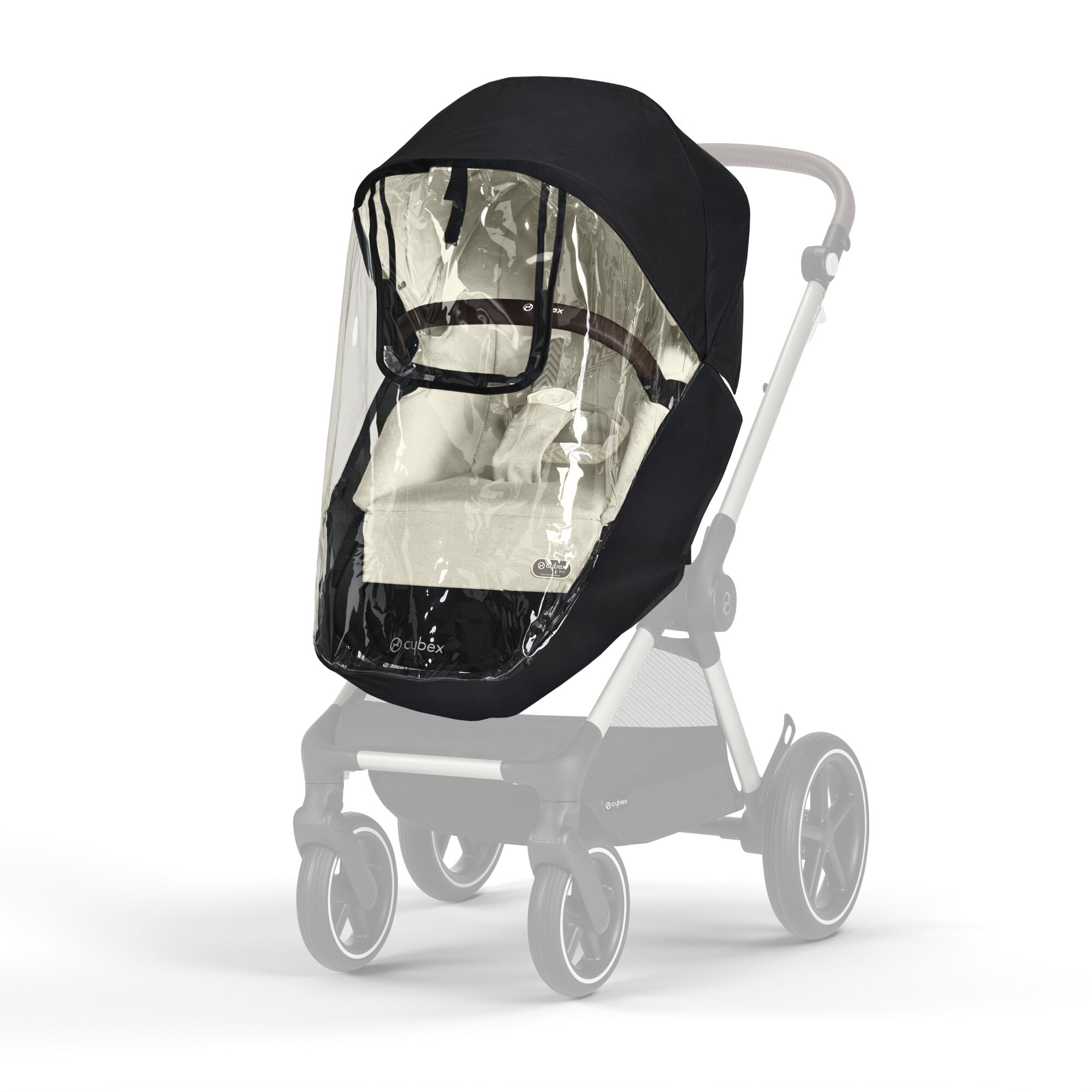 Cybex Habillage pluie pour poussettes Balios S 2en1 et Talos S 2en1 Transparent