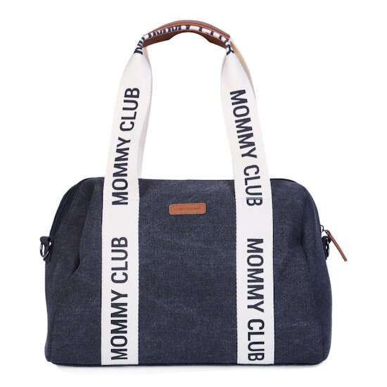 Childhome Sac à langer Mommy Club Signature Canvas Black