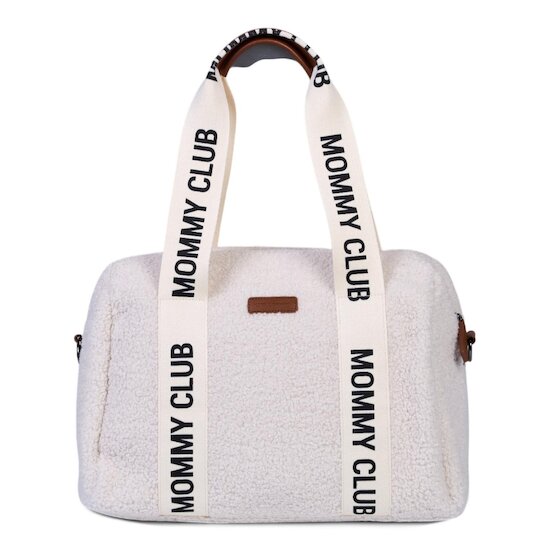 Childhome Sac à Langer Mommy Club Signature Teddy Off White