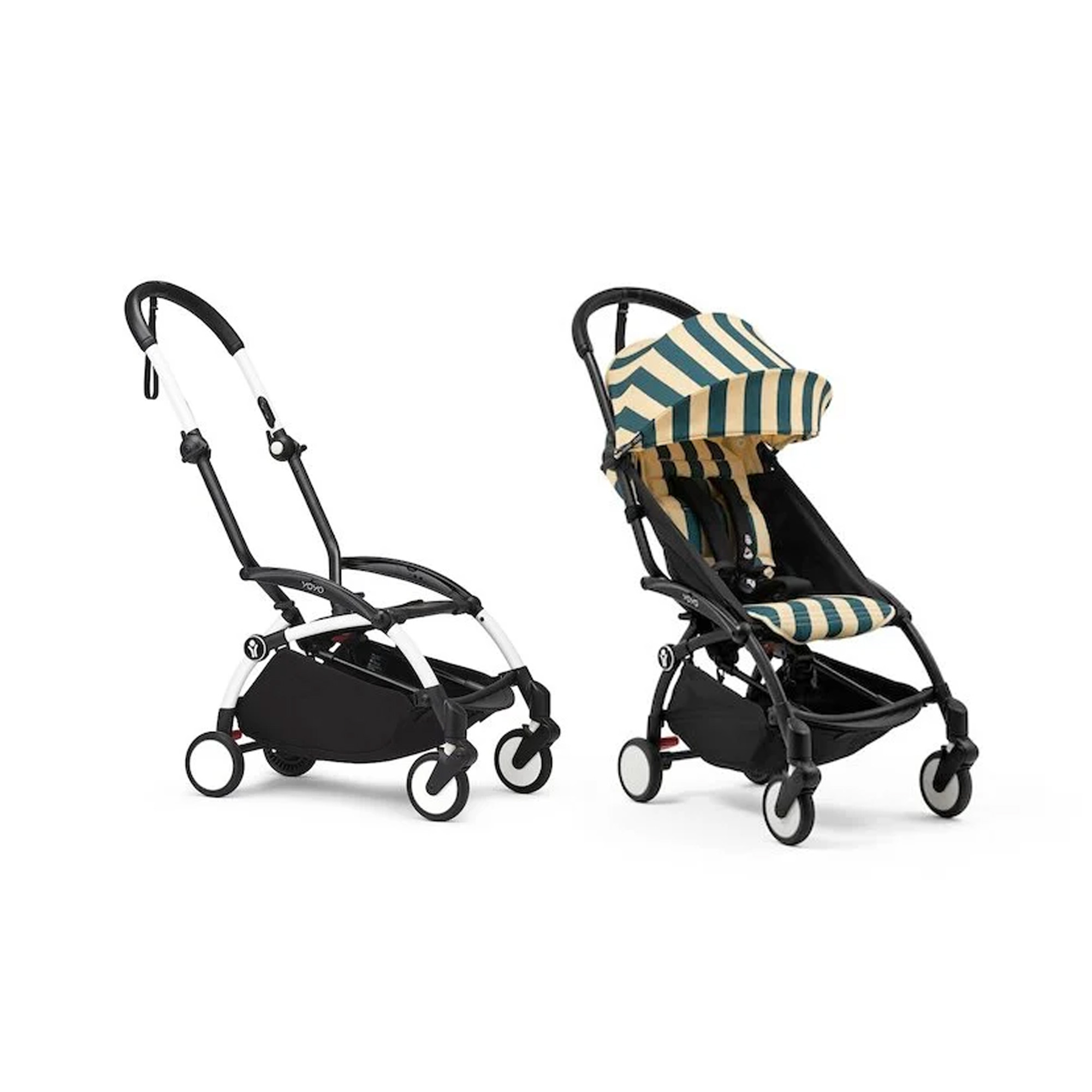 Stokke Poussette YOYO 3 Pack 6+ Riviera Monaco Cadre Blanc Unique