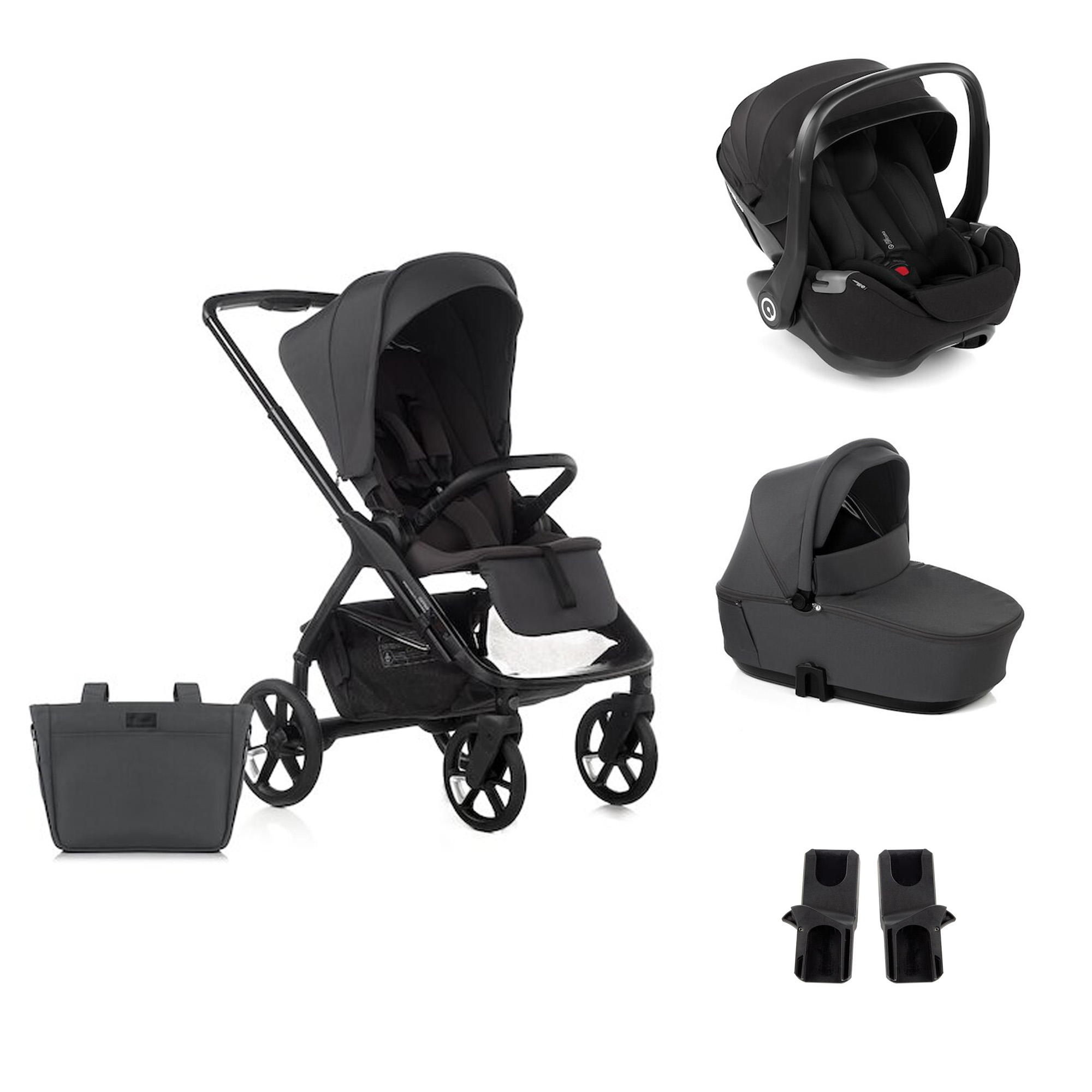 Jané Pack Poussette trio Keep avec nacelle et coque Kombibaby cloud Unique