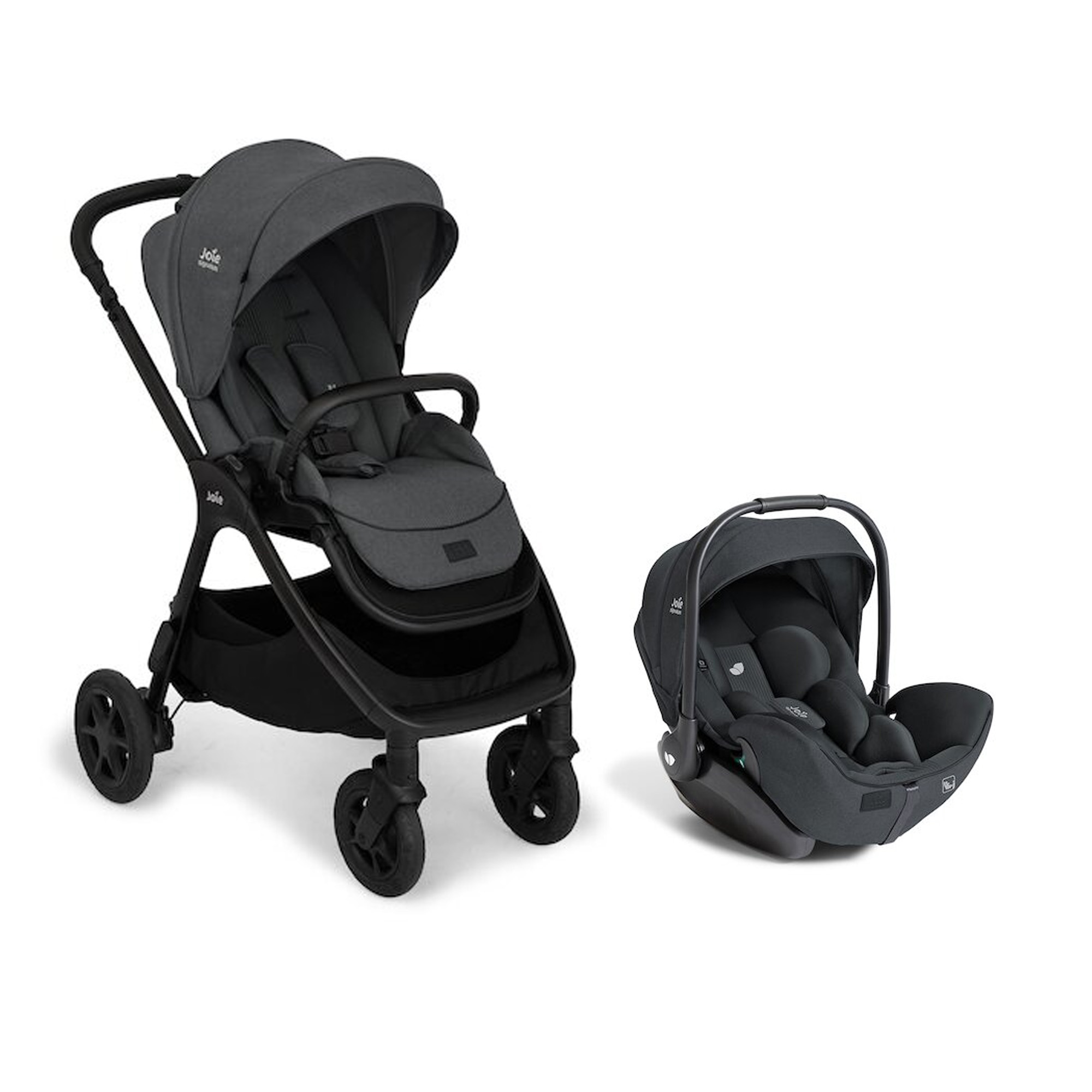 Joie Pack poussette Finiti Ebony + coque I-level allongeable Unique