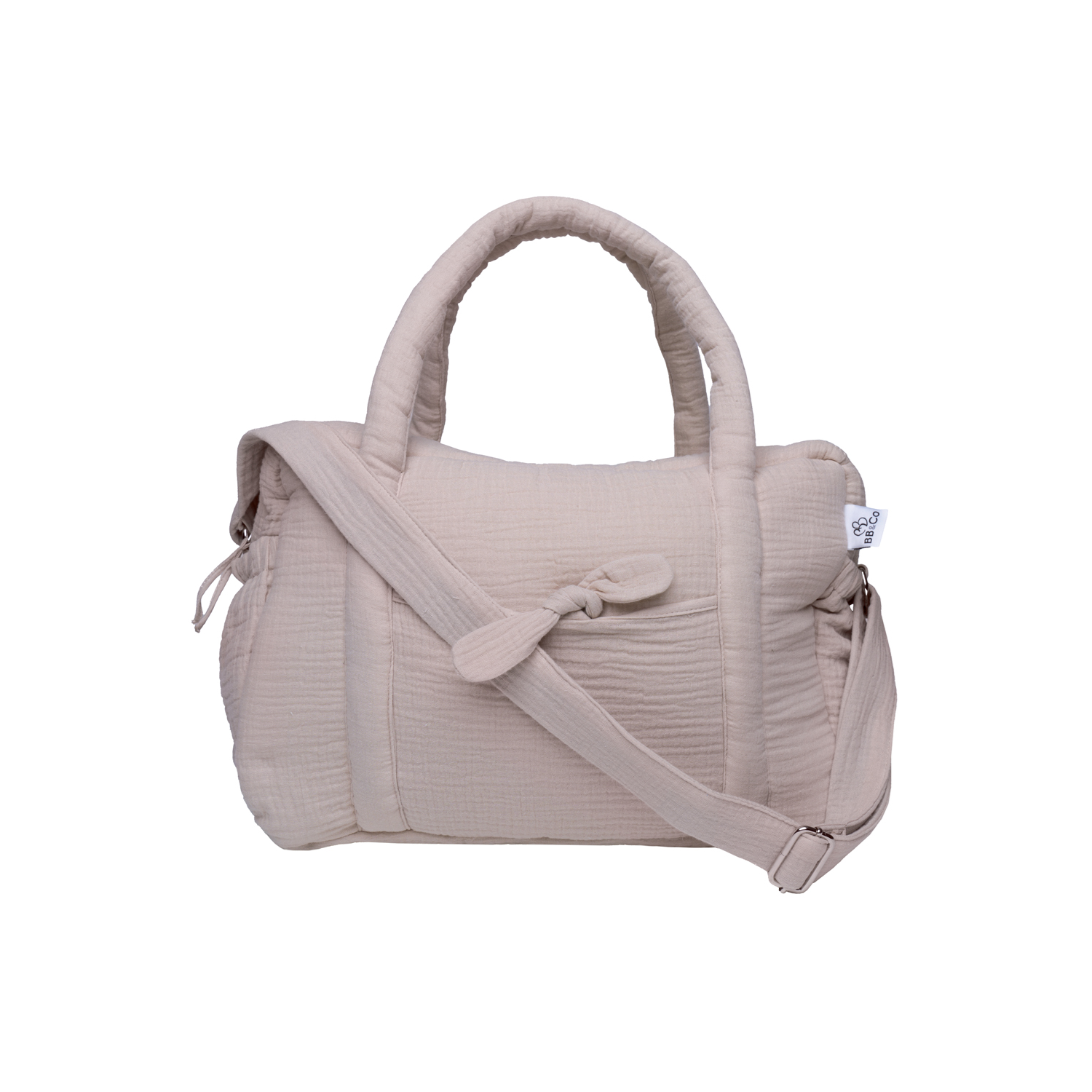 BB&Co Sac à langer en gaze de coton Biscuit