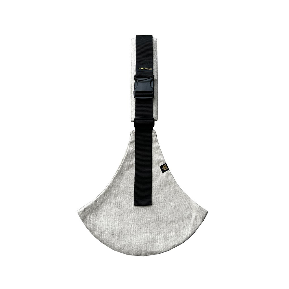 WILDRIDE Porte Enfant en Lin Sand