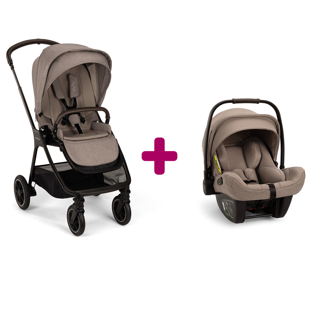 Nuna Pack Poussette duo Triv Next Cedar + coque Pipa next Cedar Unique