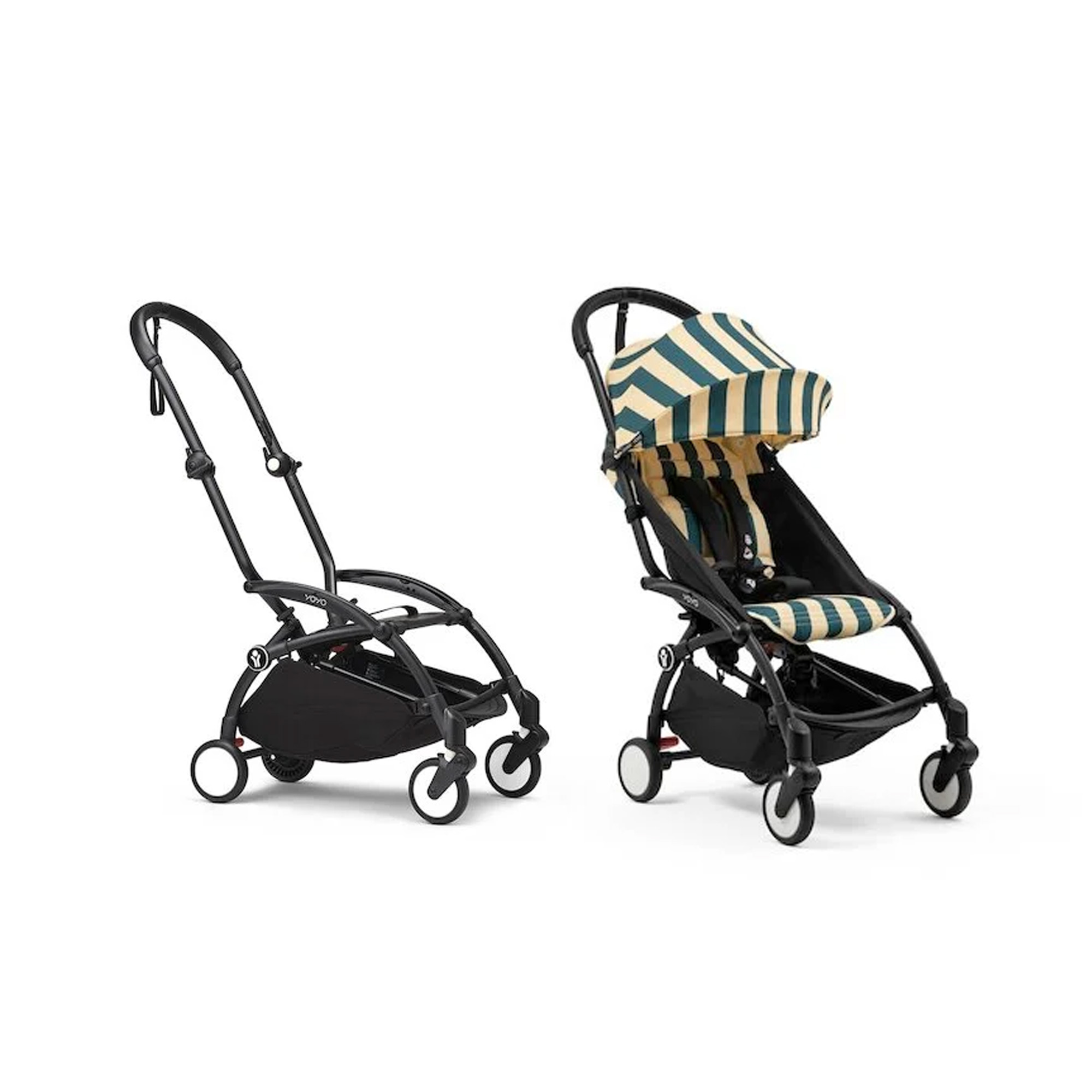 Stokke Poussette YOYO 3 Pack 6+ Riviera Monaco Cadre Noir Unique