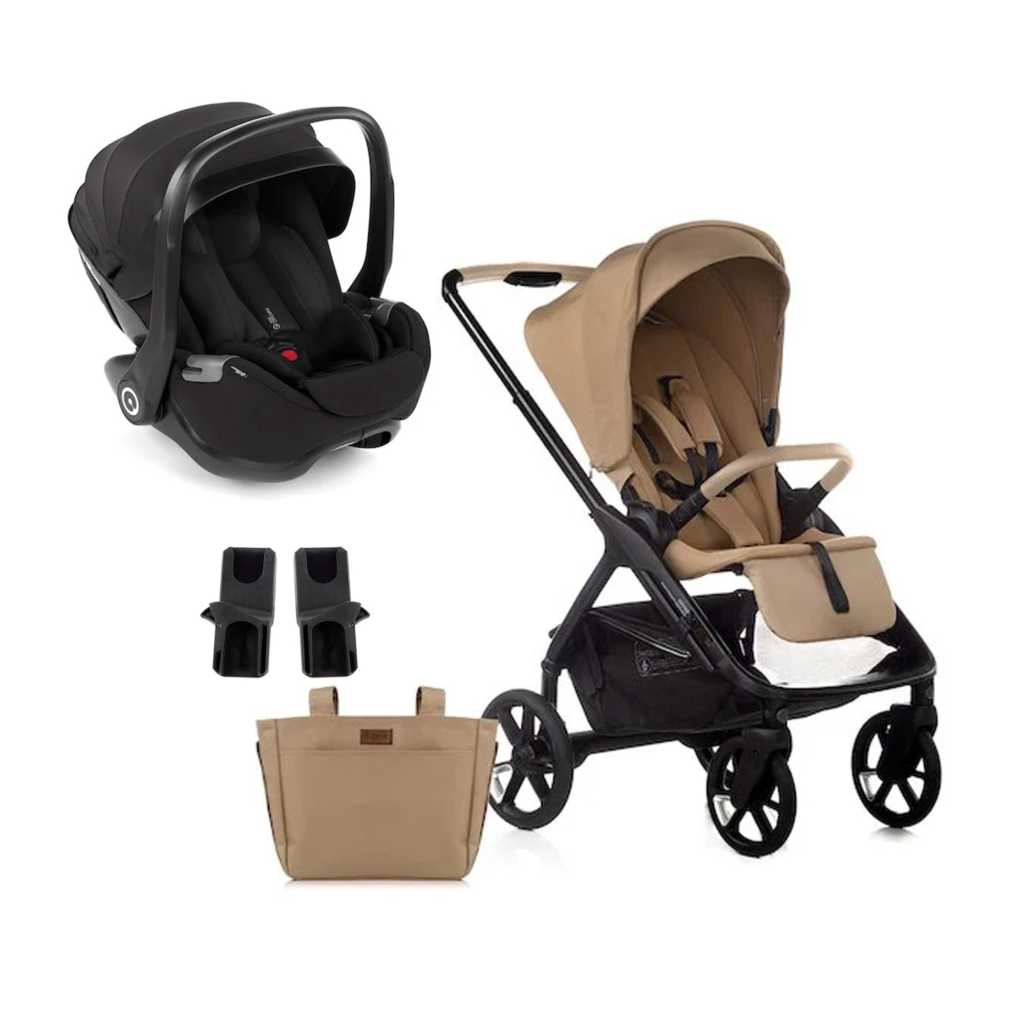 Jané Pack Poussette duo Keep avec coque Kombibaby sesame Unique