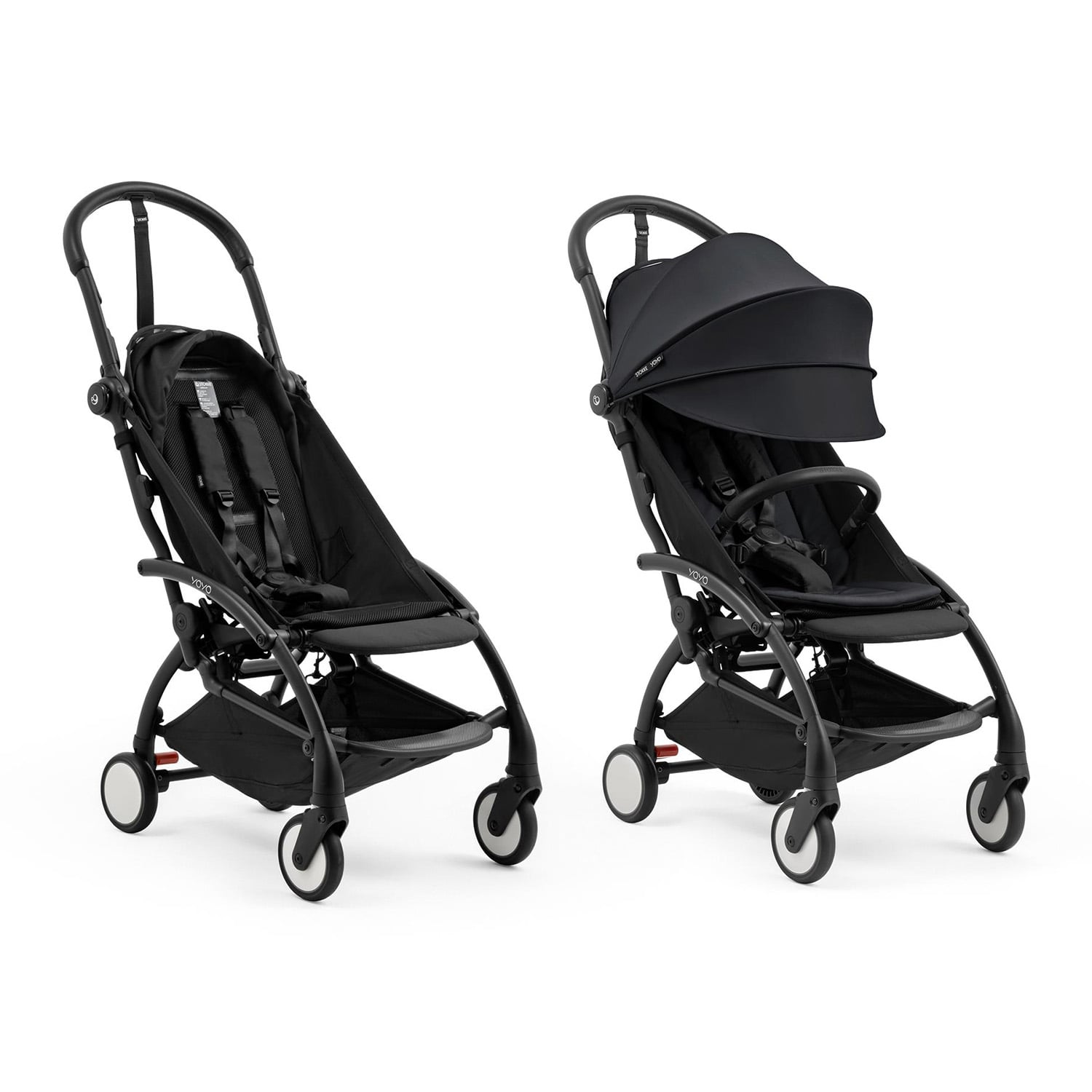 Stokke Pack Nouvelle Poussette YOYO 5 noir et Pack 6m Black Unique