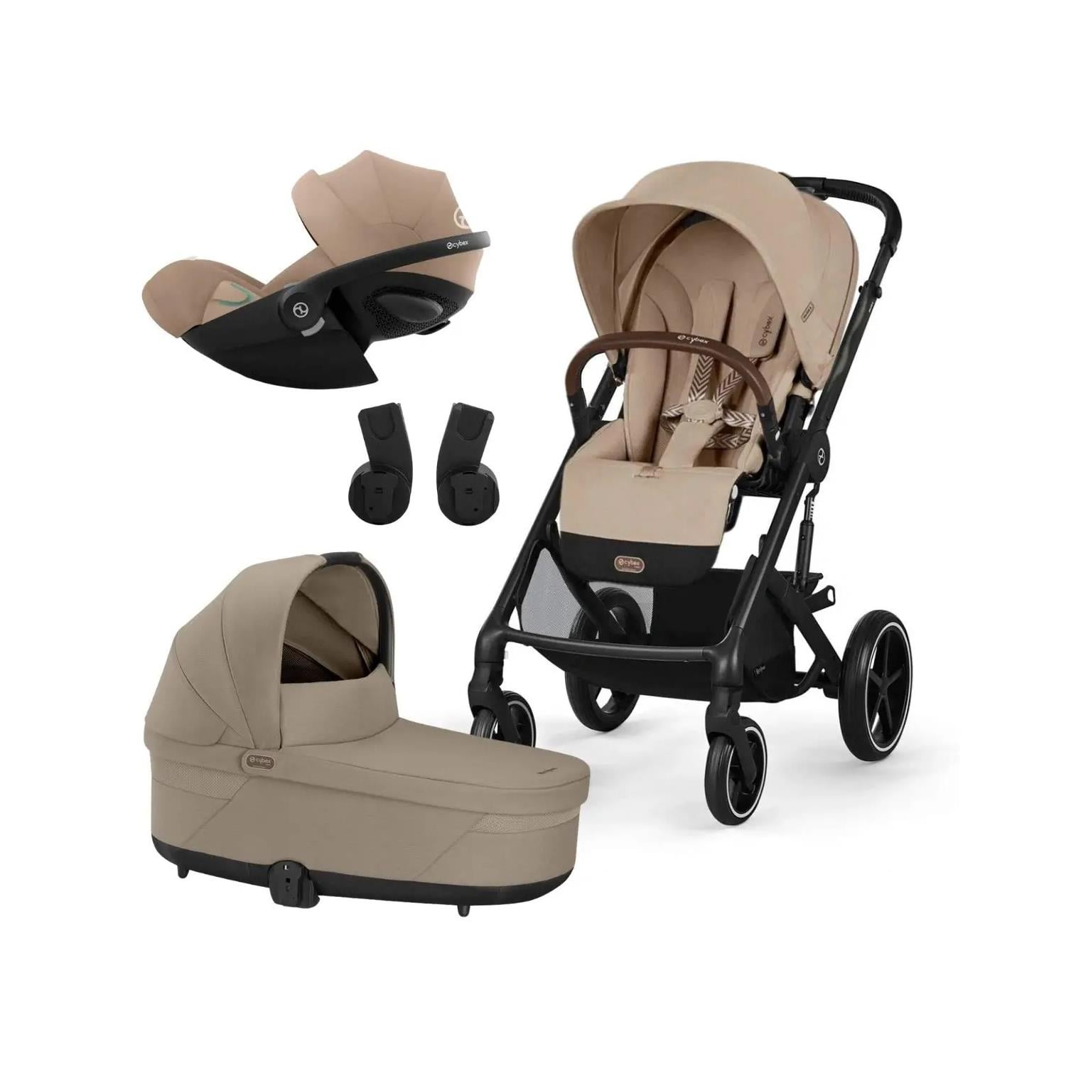 Cybex Poussette Balios S Lux Blk 3-in-1 Travelsystem Cloud G3 Almond Beige