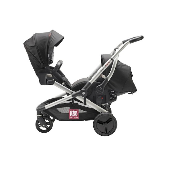 Red Castle Poussette Evolutwin Double Noir