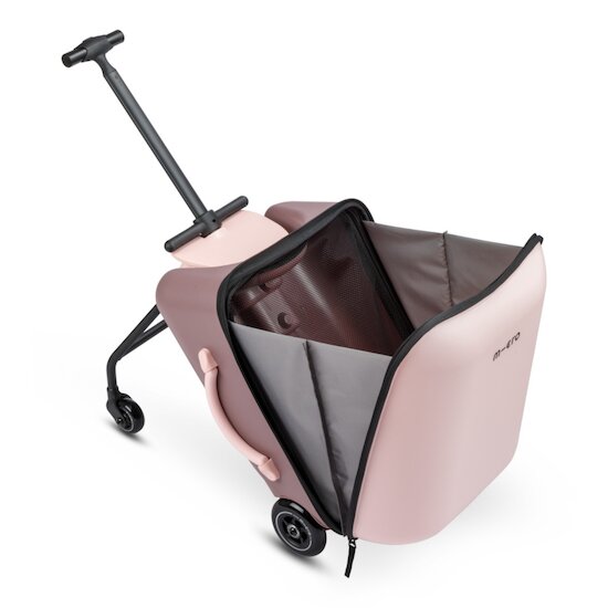 Béaba Valise avec assise de Voyage Luggage Eazy Guimauve