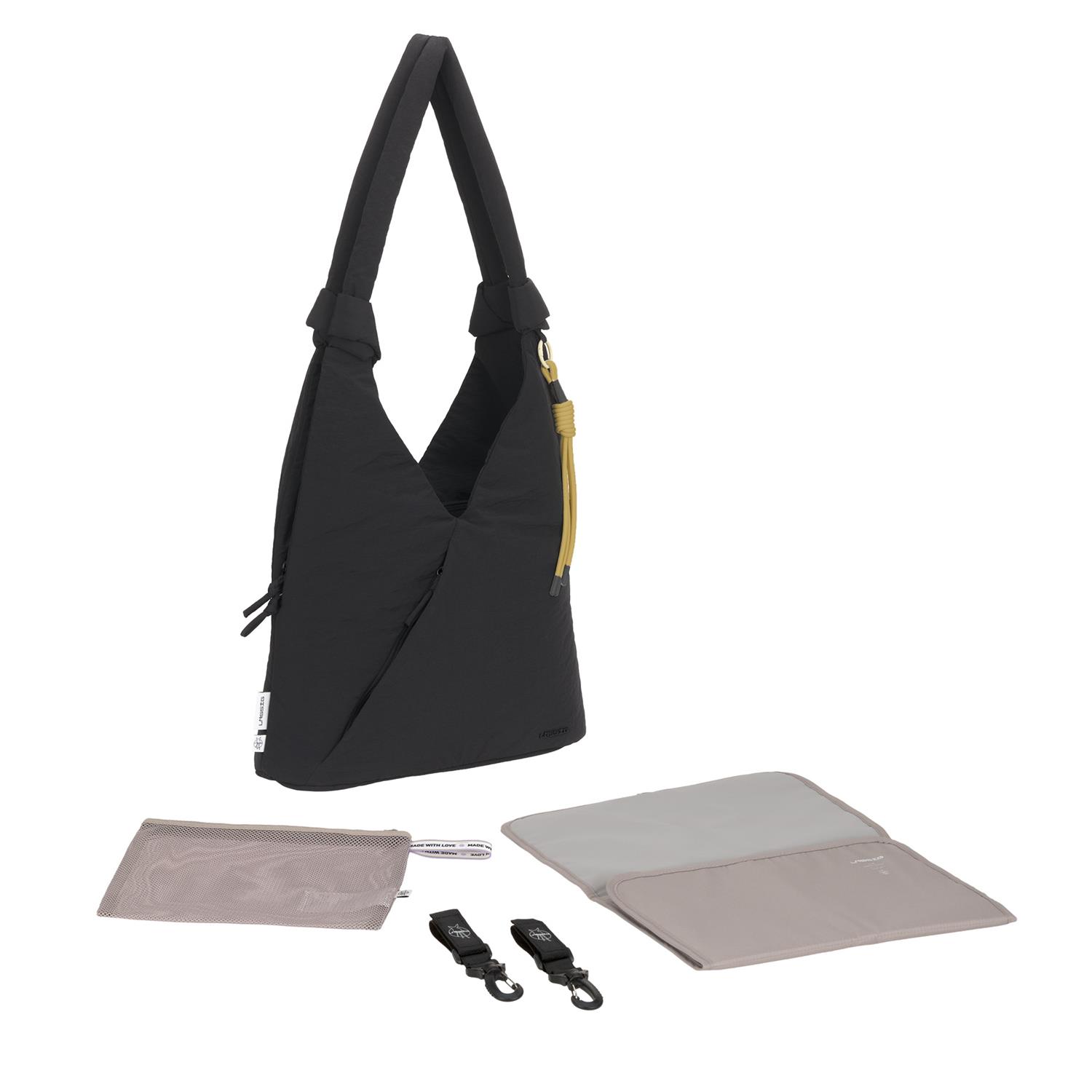 Lässig Sac à langer à bandoulière Teya Noir