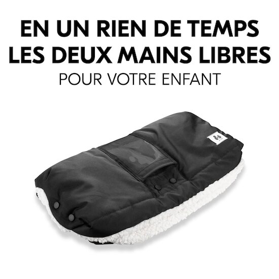 Hauck Gants de poussette Pushchair Handmuff Black